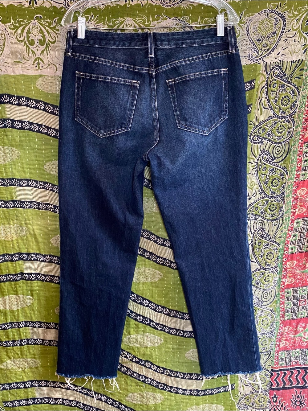L'Agence Grainger Milana Stovepipe Low Rise Raw Edge Jeans Size 28 Quiet Luxury - Picture 9 of 15